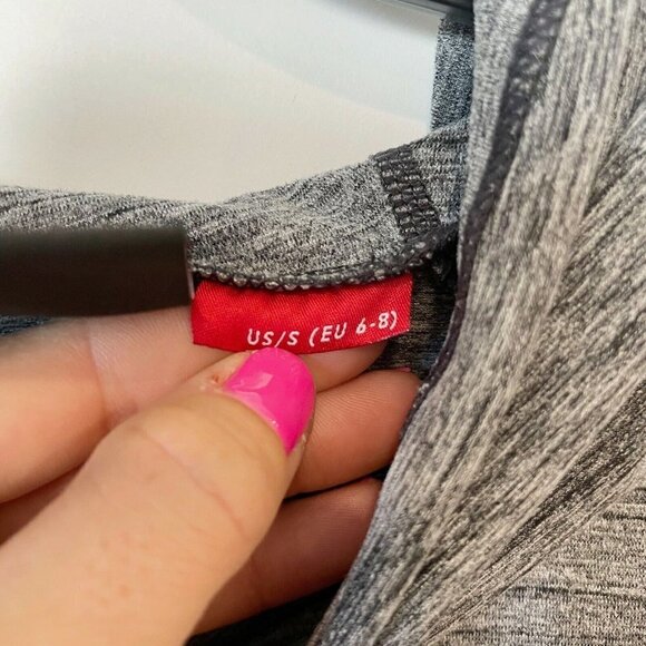 Spyder Womens Solitude Funnel Neck Pullover Top Long Sleeve Gray Small Raglan - Picture 5 of 8